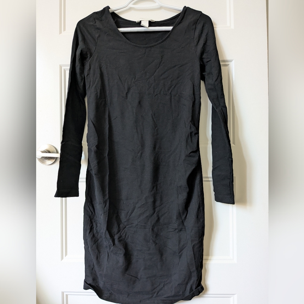 H&M Classic Black Long Sleeve Dress